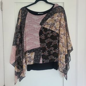 Bailey 44 Scarf Poncho Top